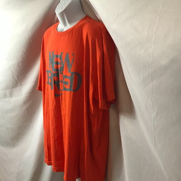 Nike New Breed Logo Activewear Athletic Sport Cut Tee Shirt - Picture 4 of 5
